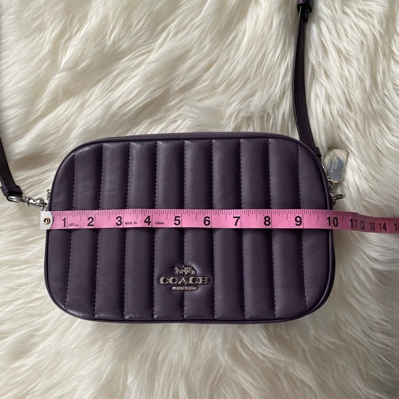 Coach Jess - Quilted Leather -Silver Amethyst Bag - Picture 5 of 9